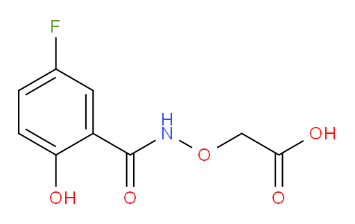 2-((5-fluoro-2-hydroxybenzamido)oxy)acetic acid
