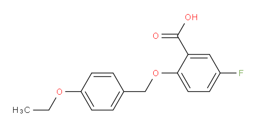 2-((4-ethoxybenzyl)oxy)-5-fluorobenzoic acid