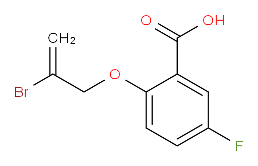 2-((2-bromoallyl)oxy)-5-fluorobenzoic acid