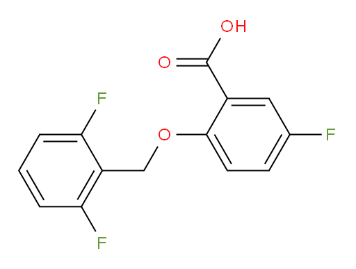 2-((2,6-difluorobenzyl)oxy)-5-fluorobenzoic acid