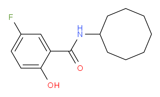 N-cyclooctyl-5-fluoro-2-hydroxybenzamide