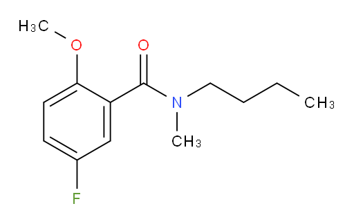 N-butyl-5-fluoro-2-methoxy-N-methylbenzamide