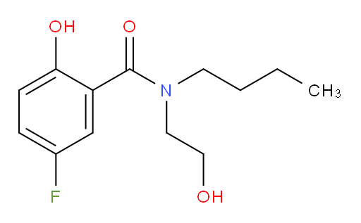 N-butyl-5-fluoro-2-hydroxy-N-(2-hydroxyethyl)benzamide