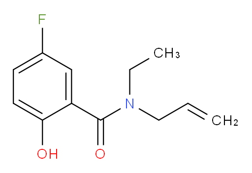 N-allyl-N-ethyl-5-fluoro-2-hydroxybenzamide