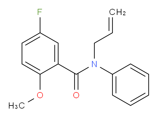 N-allyl-5-fluoro-2-methoxy-N-phenylbenzamide