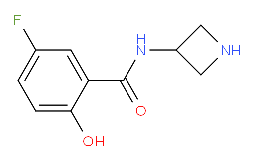 N-(azetidin-3-yl)-5-fluoro-2-hydroxybenzamide