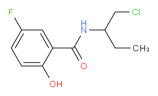 N-(1-chlorobutan-2-yl)-5-fluoro-2-hydroxybenzamide