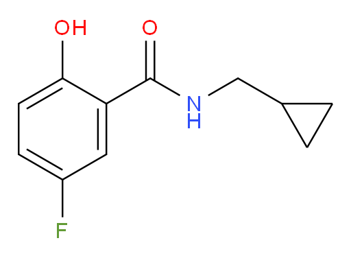 N-(cyclopropylmethyl)-5-fluoro-2-hydroxybenzamide