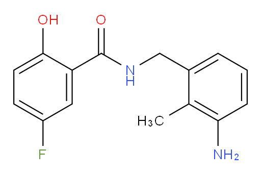 N-(3-amino-2-methylbenzyl)-5-fluoro-2-hydroxybenzamide