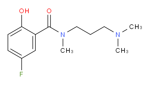 N-(3-(dimethylamino)propyl)-5-fluoro-2-hydroxy-N-methylbenzamide