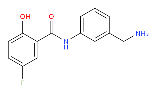 N-(3-(aminomethyl)phenyl)-5-fluoro-2-hydroxybenzamide