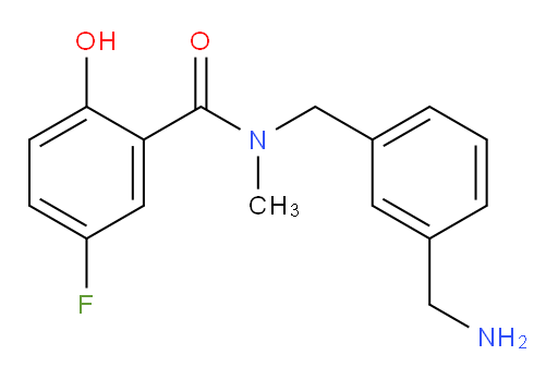 N-(3-(aminomethyl)benzyl)-5-fluoro-2-hydroxy-N-methylbenzamide