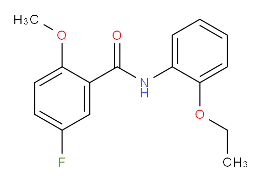 N-(2-ethoxyphenyl)-5-fluoro-2-methoxybenzamide