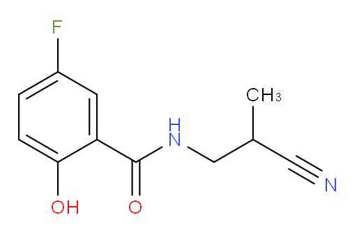N-(2-cyanopropyl)-5-fluoro-2-hydroxybenzamide