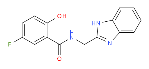 N-((1H-benzo[d]imidazol-2-yl)methyl)-5-fluoro-2-hydroxybenzamide