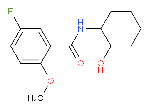5-fluoro-N-(2-hydroxycyclohexyl)-2-methoxybenzamide