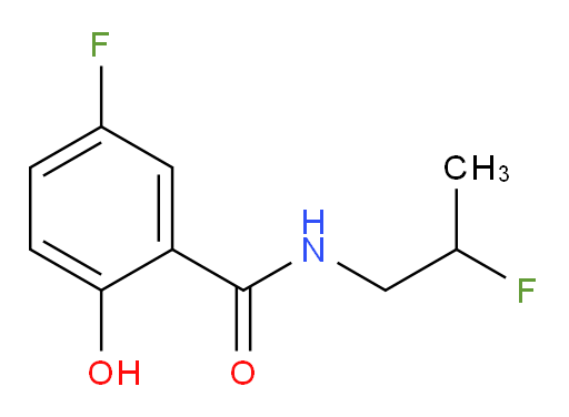 5-fluoro-N-(2-fluoropropyl)-2-hydroxybenzamide