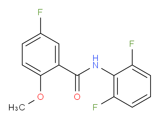N-(2,6-difluorophenyl)-5-fluoro-2-methoxybenzamide