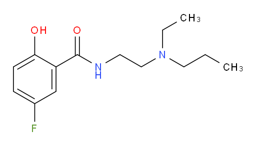 N-(2-(ethyl(propyl)amino)ethyl)-5-fluoro-2-hydroxybenzamide