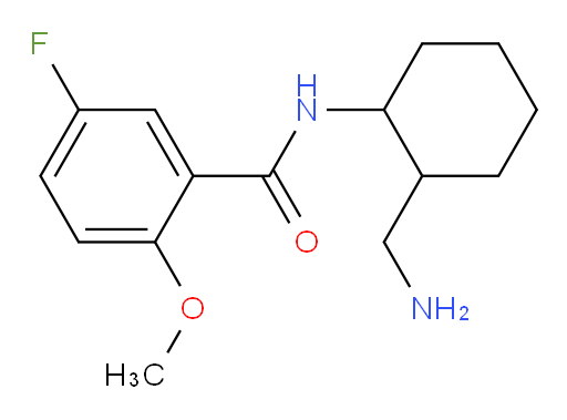N-(2-(aminomethyl)cyclohexyl)-5-fluoro-2-methoxybenzamide