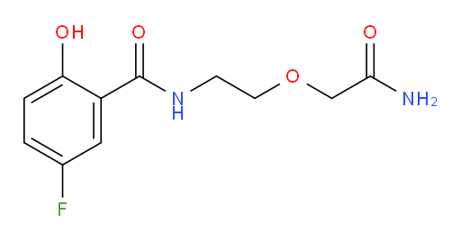 N-(2-(2-amino-2-oxoethoxy)ethyl)-5-fluoro-2-hydroxybenzamide