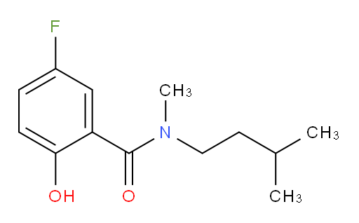 5-fluoro-2-hydroxy-N-isopentyl-N-methylbenzamide