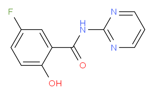5-fluoro-2-hydroxy-N-(pyrimidin-2-yl)benzamide