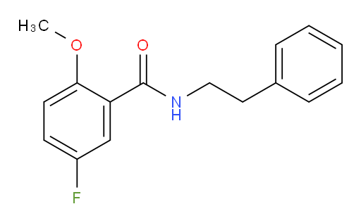 5-fluoro-2-methoxy-N-phenethylbenzamide