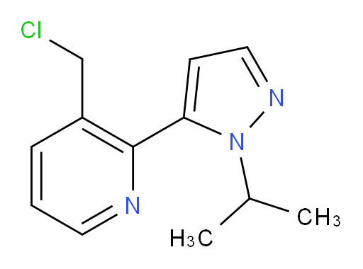 3-(chloromethyl)-2-(1-isopropyl-1H-pyrazol-5-yl)pyridine