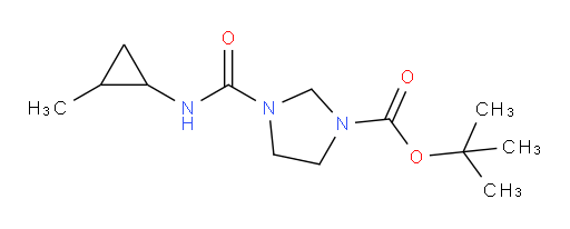 tert-butyl 3-((2-methylcyclopropyl)carbamoyl)imidazolidine-1-carboxylate