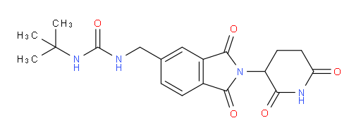 1-(tert-butyl)-3-((2-(2,6-dioxopiperidin-3-yl)-1,3-dioxoisoindolin-5-yl)methyl)urea