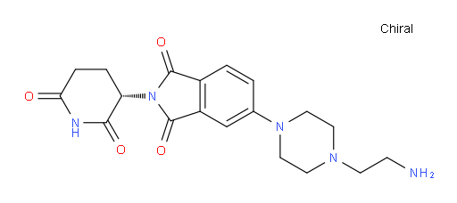 (S)-5-(4-(2-aminoethyl)piperazin-1-yl)-2-(2,6-dioxopiperidin-3-yl)isoindoline-1,3-dione