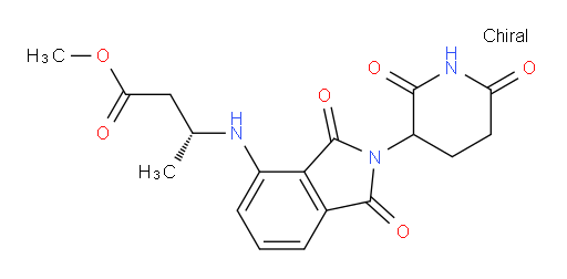 (3R)-methyl 3-((2-(2,6-dioxopiperidin-3-yl)-1,3-dioxoisoindolin-4-yl)amino)butanoate