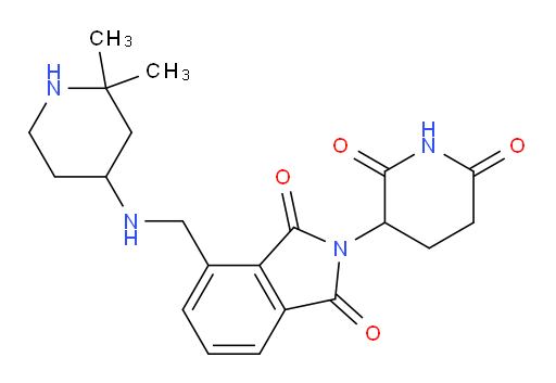 4-(((2,2-dimethylpiperidin-4-yl)amino)methyl)-2-(2,6-dioxopiperidin-3-yl)isoindoline-1,3-dione