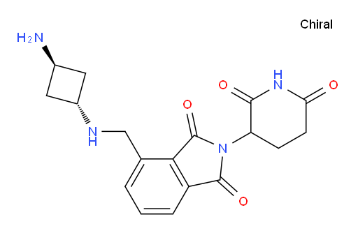 4-((((1r,3r)-3-aminocyclobutyl)amino)methyl)-2-(2,6-dioxopiperidin-3-yl)isoindoline-1,3-dione