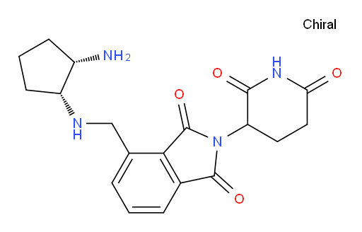 4-((((1R,2S)-2-aminocyclopentyl)amino)methyl)-2-(2,6-dioxopiperidin-3-yl)isoindoline-1,3-dione