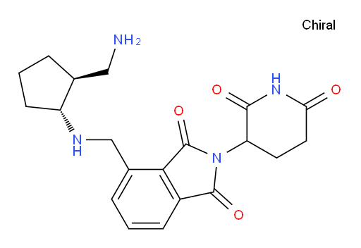 4-((((1R,2S)-2-(aminomethyl)cyclopentyl)amino)methyl)-2-(2,6-dioxopiperidin-3-yl)isoindoline-1,3-dione