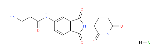 3-amino-N-(2-(2,6-dioxopiperidin-3-yl)-1,3-dioxoisoindolin-5-yl)propanamide hydrochloride
