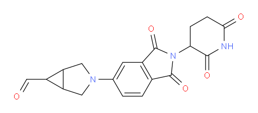 3-(2-(2,6-dioxopiperidin-3-yl)-1,3-dioxoisoindolin-5-yl)-3-azabicyclo[3.1.0]hexane-6-carbaldehyde
