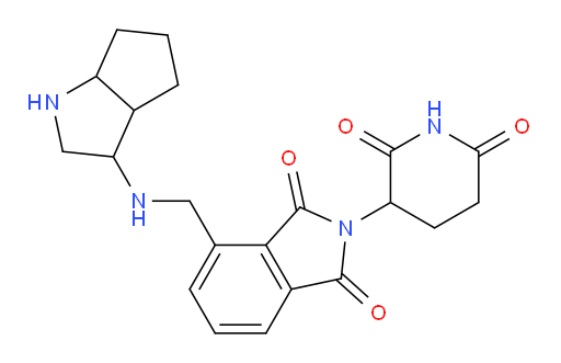 2-(2,6-dioxopiperidin-3-yl)-4-(((octahydrocyclopenta[b]pyrrol-3-yl)amino)methyl)isoindoline-1,3-dione