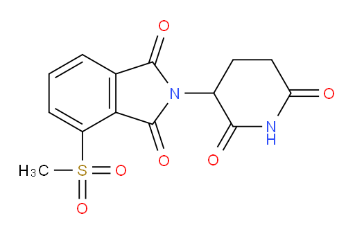 2-(2,6-dioxopiperidin-3-yl)-4-(methylsulfonyl)isoindoline-1,3-dione