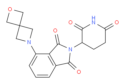 2-(2,6-dioxopiperidin-3-yl)-4-(2-oxa-6-azaspiro[3.3]heptan-6-yl)isoindoline-1,3-dione