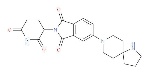 2-(2,6-dioxopiperidin-3-yl)-5-(1,8-diazaspiro[4.5]decan-8-yl)isoindoline-1,3-dione