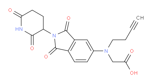 2-(but-3-yn-1-yl(2-(2,6-dioxopiperidin-3-yl)-1,3-dioxoisoindolin-5-yl)amino)acetic acid
