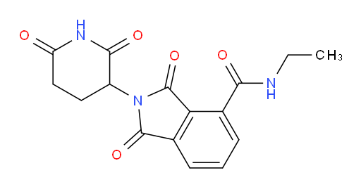 2-(2,6-dioxopiperidin-3-yl)-N-ethyl-1,3-dioxoisoindoline-4-carboxamide