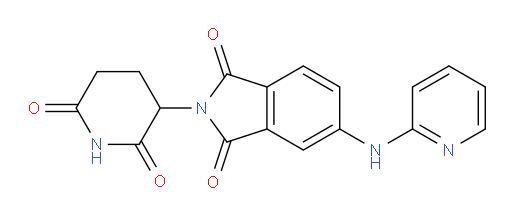 2-(2,6-dioxopiperidin-3-yl)-5-(pyridin-2-ylamino)isoindoline-1,3-dione