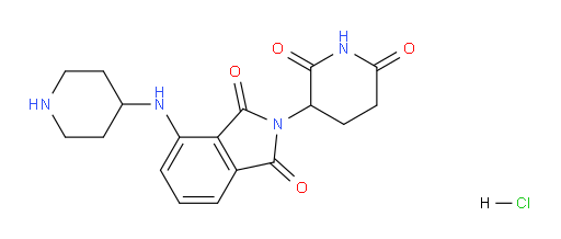 2-(2,6-dioxopiperidin-3-yl)-4-(piperidin-4-ylamino)isoindoline-1,3-dione hydrochloride