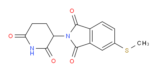 2-(2,6-dioxopiperidin-3-yl)-5-(methylthio)isoindoline-1,3-dione