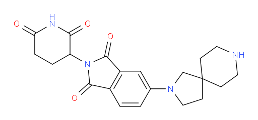 2-(2,6-dioxopiperidin-3-yl)-5-(2,8-diazaspiro[4.5]decan-2-yl)isoindoline-1,3-dione