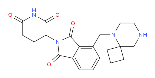 4-(5,8-diazaspiro[3.5]nonan-5-ylmethyl)-2-(2,6-dioxopiperidin-3-yl)isoindoline-1,3-dione